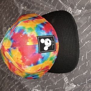 Disney Neff snap back hat mickey mouse tie dye New